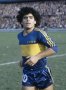 Maradona #10 1981 Boca Juniors Retro Home Soccer Jersey Shirt