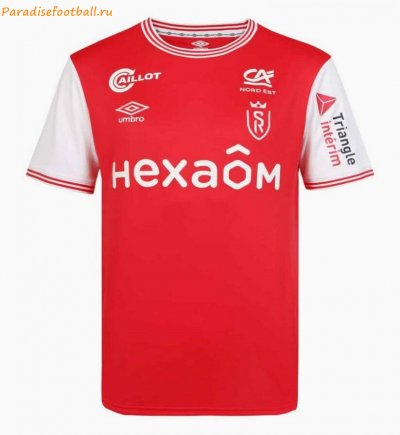 2022-23 Stade de Reims Home Soccer Jersey Shirt