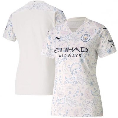 2020-21 Manchester City Women Third Away Soccer Jersey Shirt