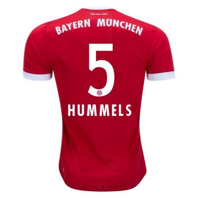 2017-18 Bayern Munich Hummels #5 Home Soccer Jersey