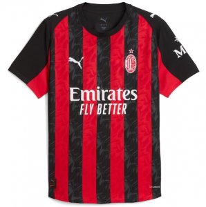 2025-26 AC Milan Home Soccer Jersey Shirt Player Version