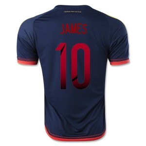 2015 Colombia JAMES 10 Away Soccer Soccer