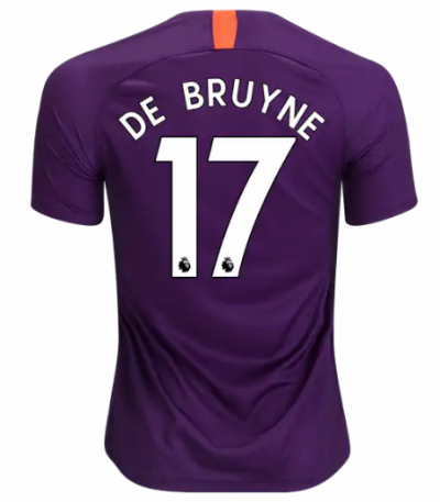 2018-19 Manchester City Third Soccer Jersey Shirt Kevin De Bruyne #17