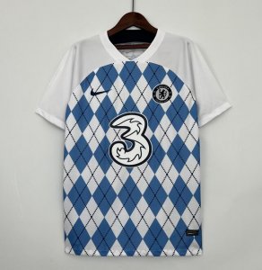 2023-24 Chelsea White Blue Training Shirt