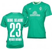 2019-20 Werder Bremen Home Soccer Jersey Shirt Theodor Gebre Selassie #23