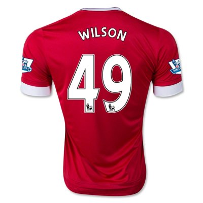 2015-16 Manchester United WILSON 49 Home Soccer Jersey