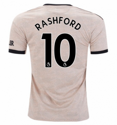 2019-20 Manchester United Away Soccer Jersey Shirt Marcus Rashford #10
