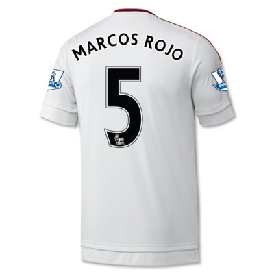 2015-16 Manchester United MARCOS ROJO #5 Away Soccer Jersey