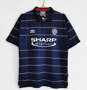 1999-2000 Manchester United Retro Away Soccer Jersey Shirt