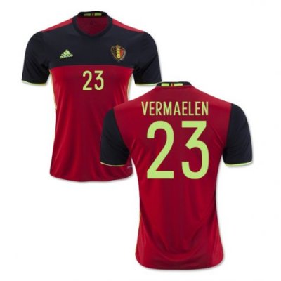 2016 Belgium Vermaelen 23 Home Soccer Jersey
