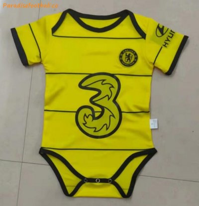 2021-22 Chelsea Away Infant Soccer Jersey Little Baby Kit