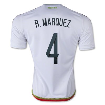 2015 Mexico R. MARQUEZ #4 Away Soccer Jersey