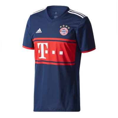2017-18 Bayern Munich Navy Away Soccer Jersey
