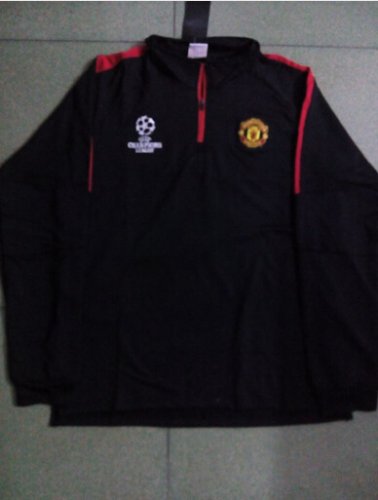 Manchester United 15/16 training Suit Champions League Black