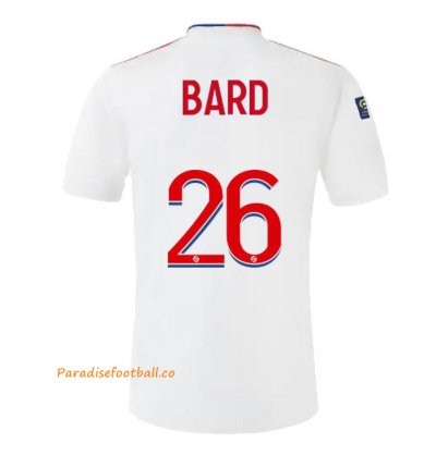 2021-22 Olympique Lyonnais Home Soccer Jersey Shirt with BARD 26 printing
