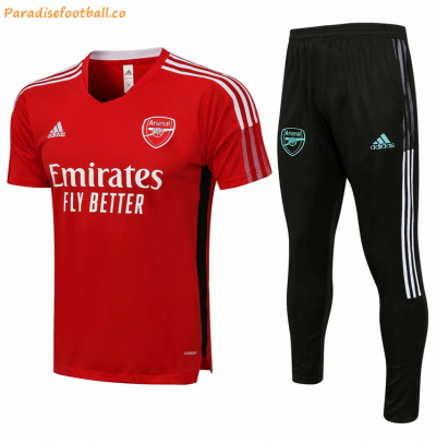 2021-22 Arsenal Red Training Kits Shirt with Pants