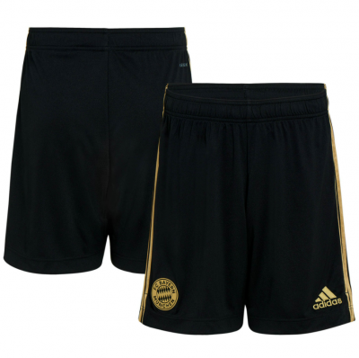 2021-22 Bayern Munich Away Black Soccer Shorts
