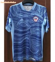 2021-2022 Chile Blue Goalkeeper Soccer Jersey Shirt