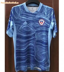 2021-2022 Chile Blue Goalkeeper Soccer Jersey Shirt