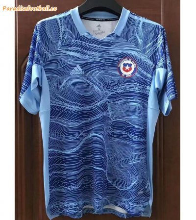 2021-2022 Chile Blue Goalkeeper Soccer Jersey Shirt