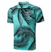 2021-22 Barcelona Green Polo Shirt