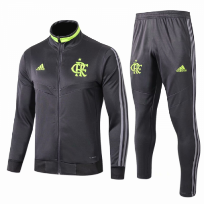 2019-20 Flamengo Grey Training Kits Jacket and Pants