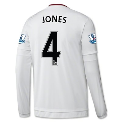 2015-16 Manchester United JONES 4 LS Away Soccer Jersey