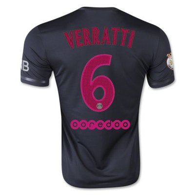 2015-16 PSG VERRATTI #6 Third Soccer Jersey