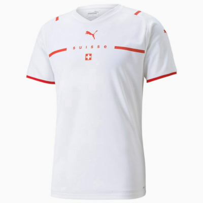 2021-2022 EURO Switzerland Away Soccer Jersey Shirt