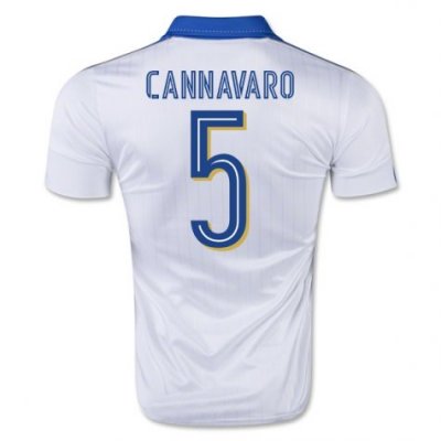 2016 Italy 5 Cannavaro Away Soccer Jersey
