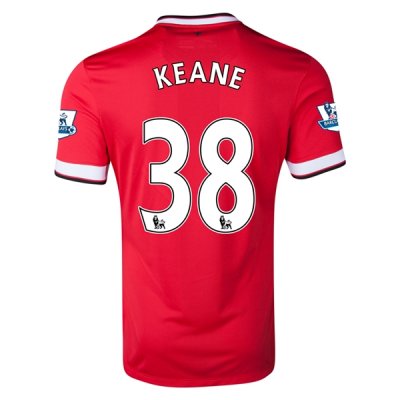 Manchester United 14/15 KEANE #38 Home Soccer Jersey