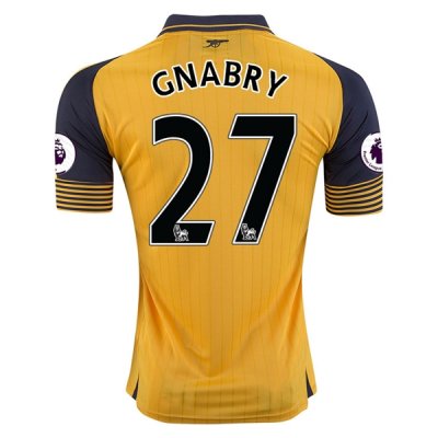 Arsenal 2016-17 27 GNABRY Away Soccer Jersey