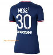 Women 2021-22 Maillot PSG Domicile Home Soccer Jersey Shirt Messi #30 printing