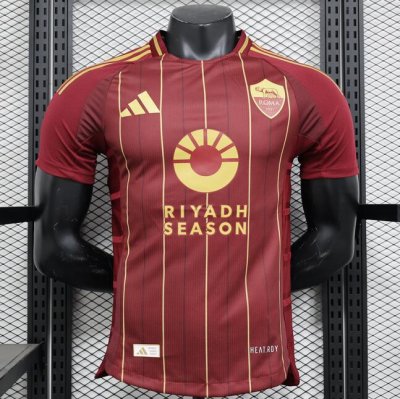 2024-25 AS Roma Home Soccer Jersey Shirt Player Version
