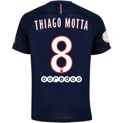 2016-17 PSG 8 THIAGO MOTTA Home Soccer Jersey