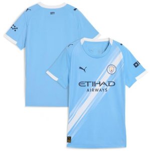 2025-26 Manchester City Women Home Soccer Jersey Shirt