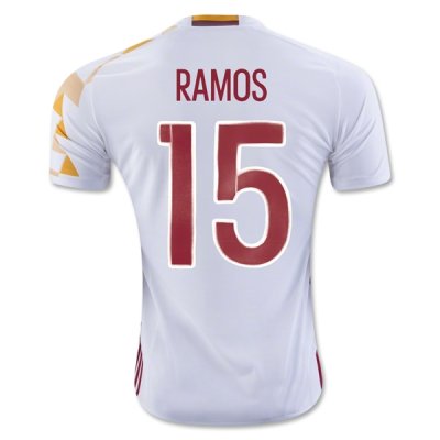 2016 Spain RAMOS #15 Away Soccer Jersey