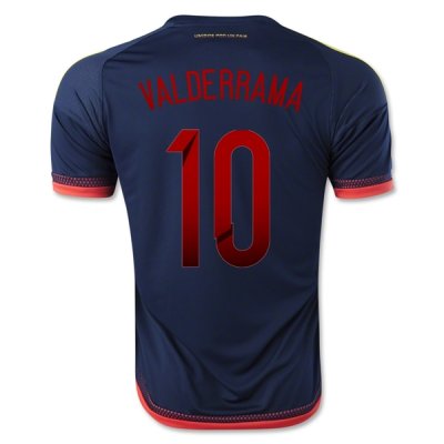 2015 Colombia VALDERRAMA 10 Away Soccer Soccer