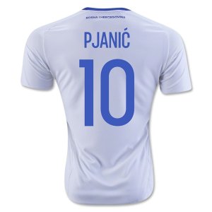 2016 Bosnia and Herzegovina PJANIC #10 Away Soccer Jersey