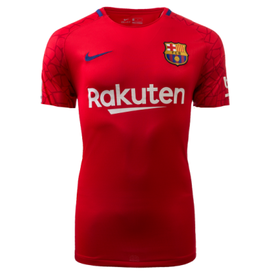 2017-18 Barcelona Goalkeeper Orange Soccer Jersey Shirt