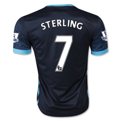 2015-16 Manchester City STERLING 7 Away Soccer Jersey