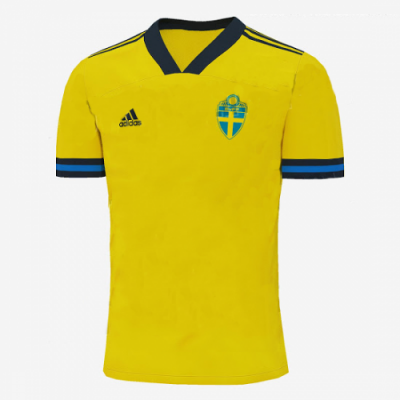 2020 EURO Sweden Home Soccer Jersey Shirt