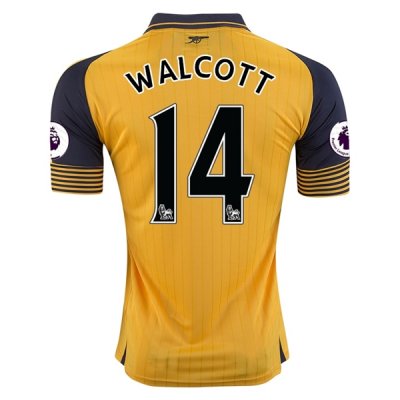 Arsenal 2016-17 14 WALCOTT Away Soccer Jersey
