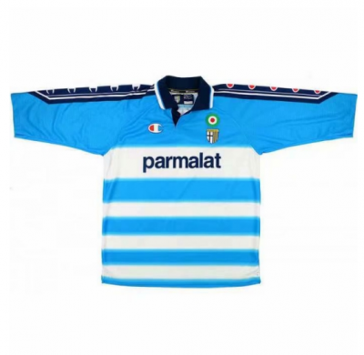 1999-2000 Parma Calcio Retro Blue Goalkeeper Soccer Jersey Shirt