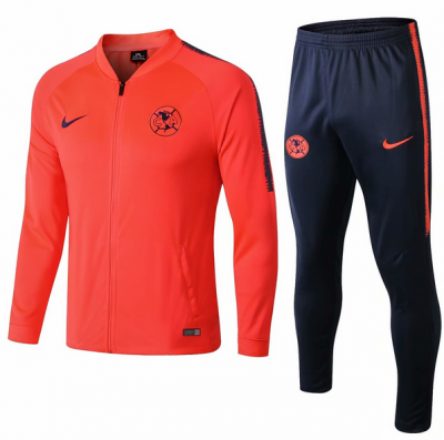 2018-19 Club America Orange Training Kits Jacket + Pants