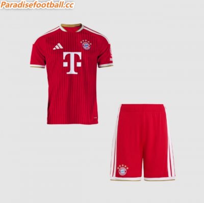 2026-27 Bayern Munich Home Kids Soccer Kits Shirt With Shorts
