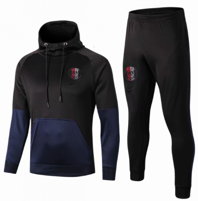 2019-20 PSG Black Hoodie Sweatshirt and Pants