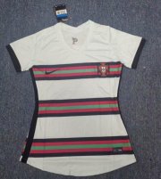 Women's 2020 EURO Portugal Away Soccer Jersey Shirt