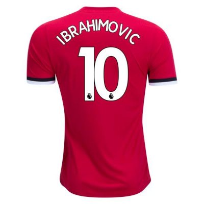 2017-18 Manchester United Ibrahimovic #10 Home Soccer Jersey