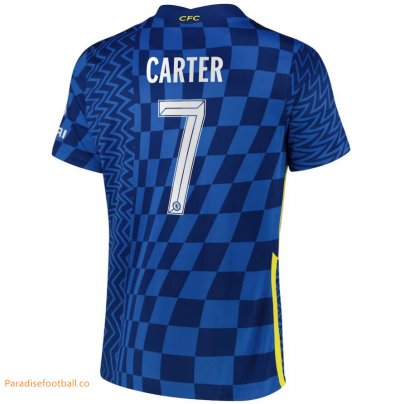 2021-22 Chelsea Cup Home Soccer Jersey Shirt with Carter 7 printing